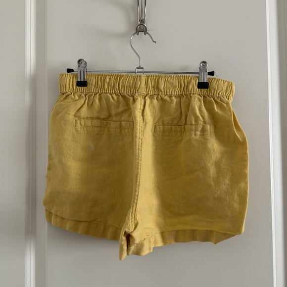 C&C California 100% Linen Short - Yellow (S) - Picture 2 of 3